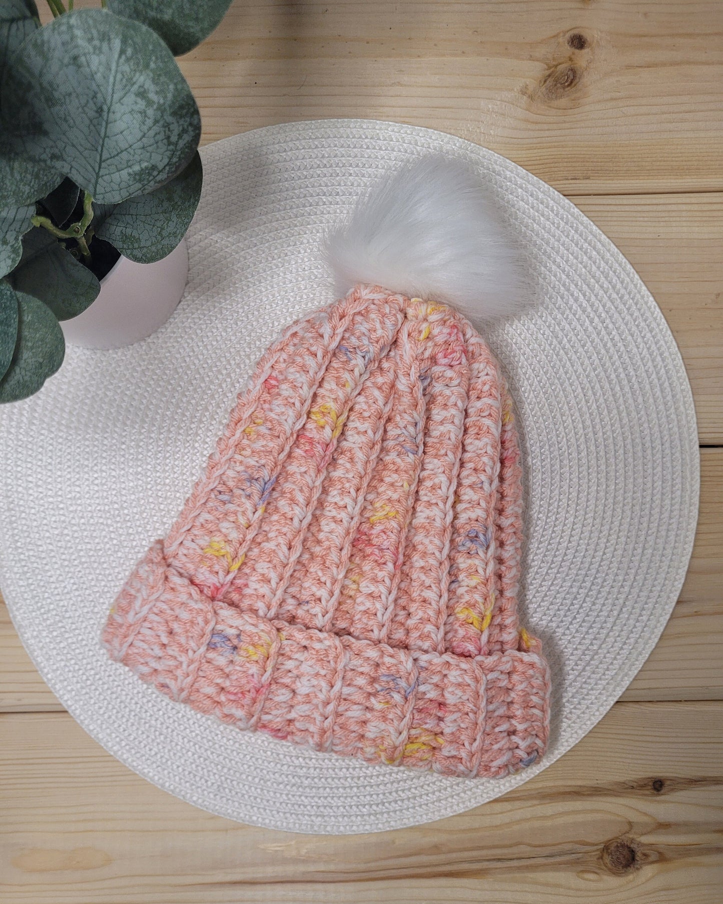 Toddler beanie, colorful winter hat