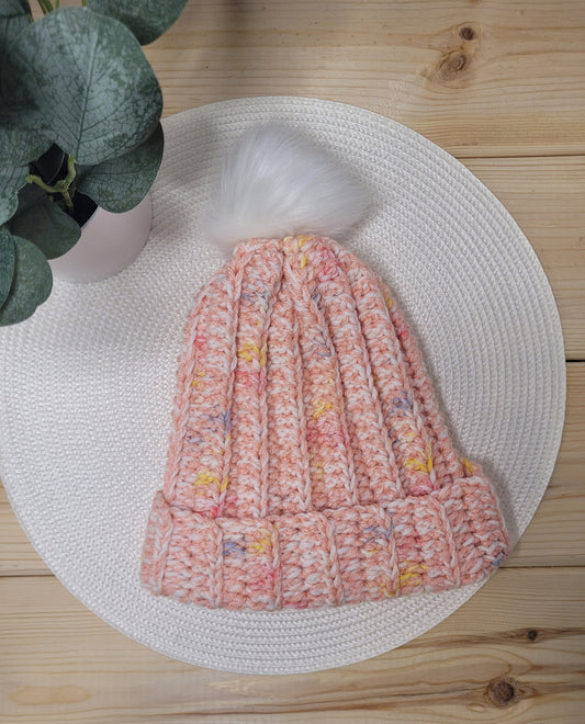 Toddler beanie, colorful winter hat