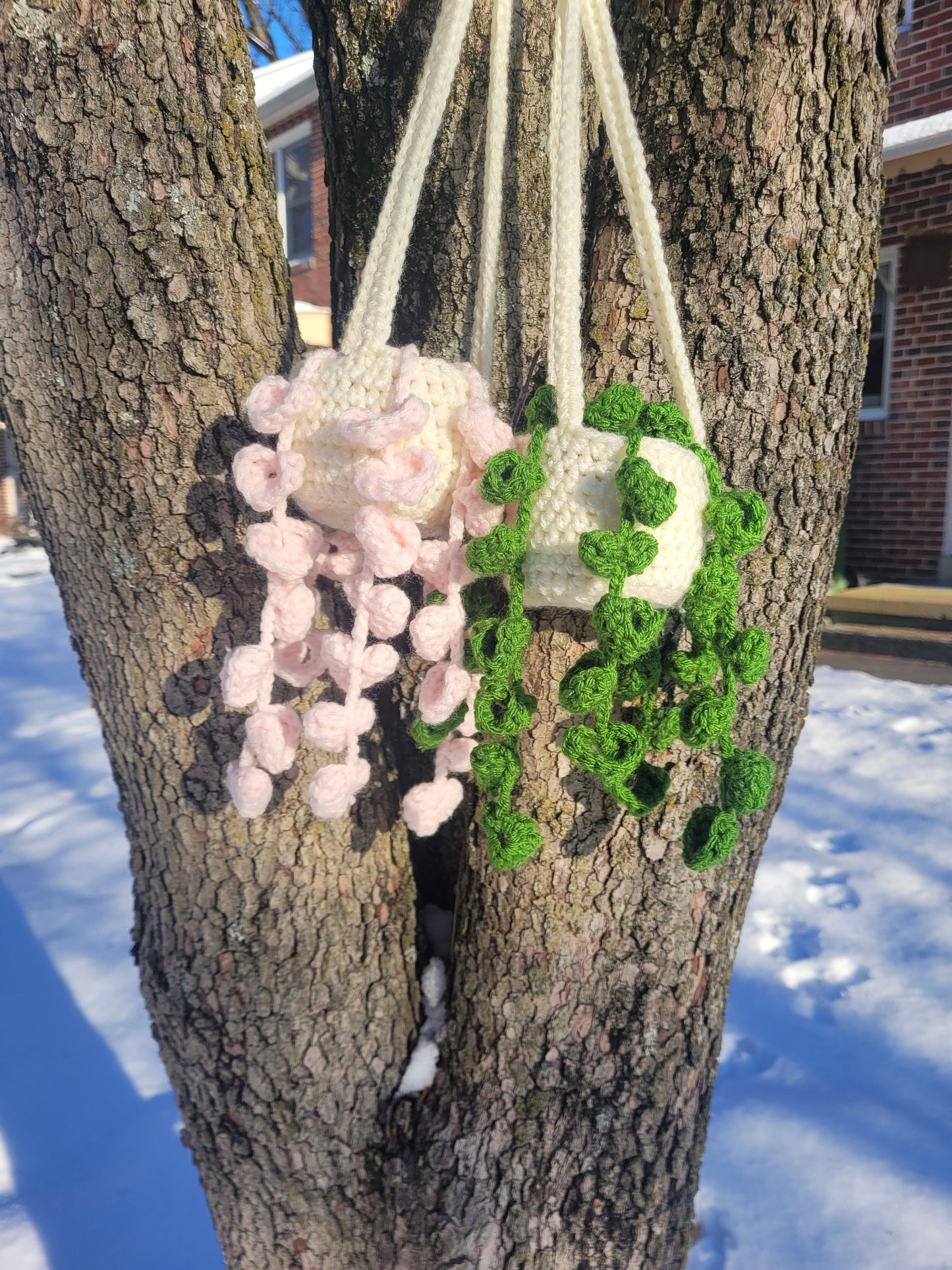 Crochet plant pattern, PDF Crochet string of hearts pattern bundle, Hanging plant patterns