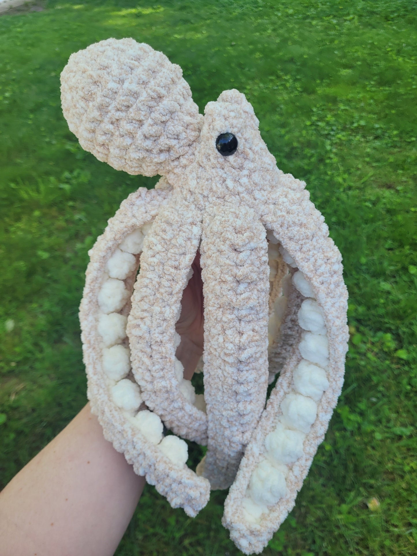 Mini crochet octopus custom colors | Anchor the octopus stuffed animal | Realistic sea creature plushie